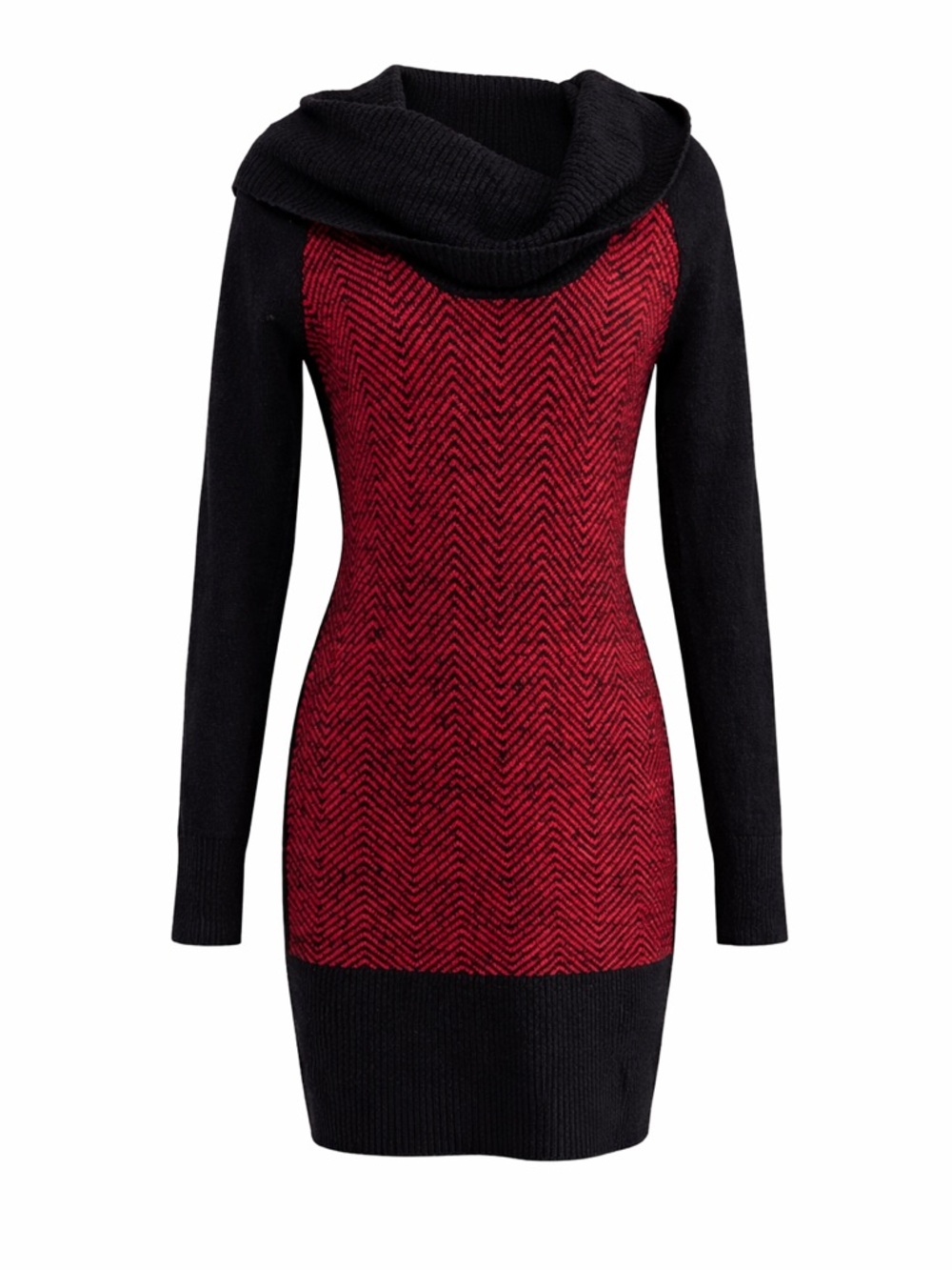 Black and Red Sweater Dress Women’s Candies’s size M
